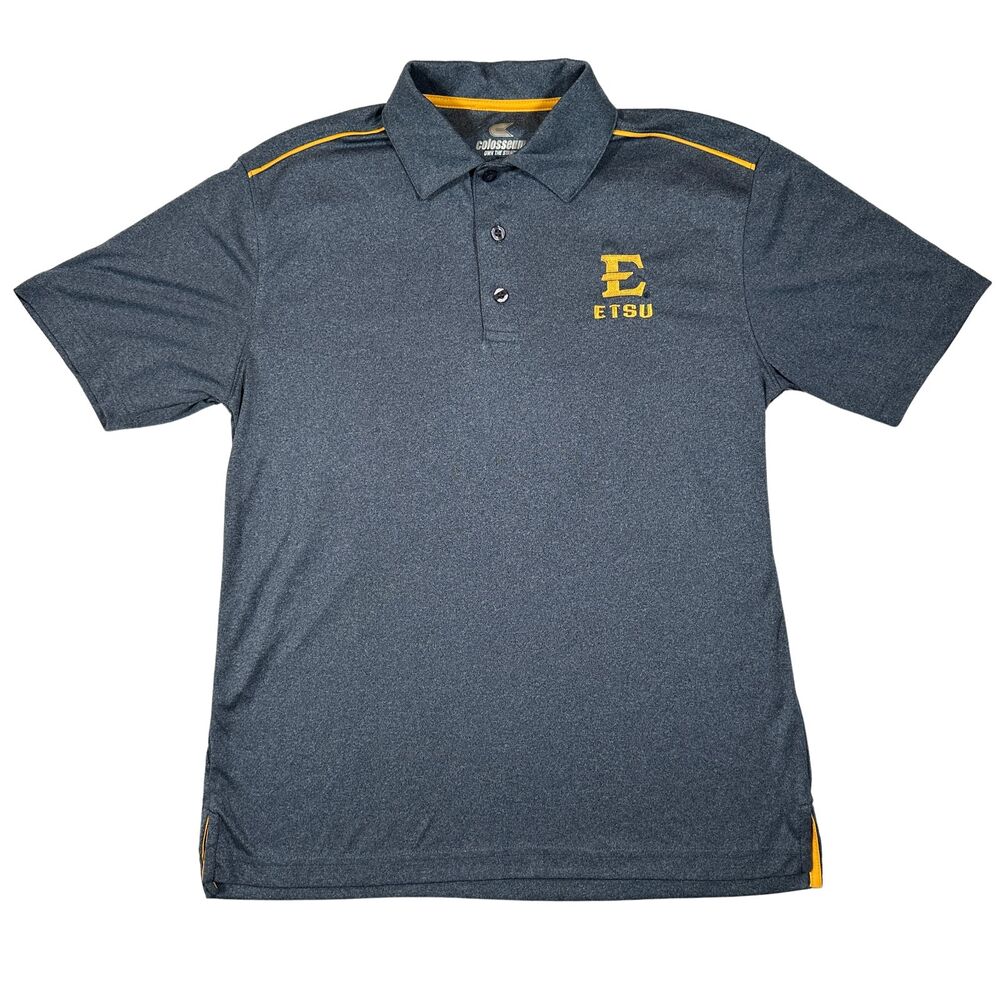 NEW - Colosseum - Men's Eastern Tennessee State University (ETSU) 3 Button Polo